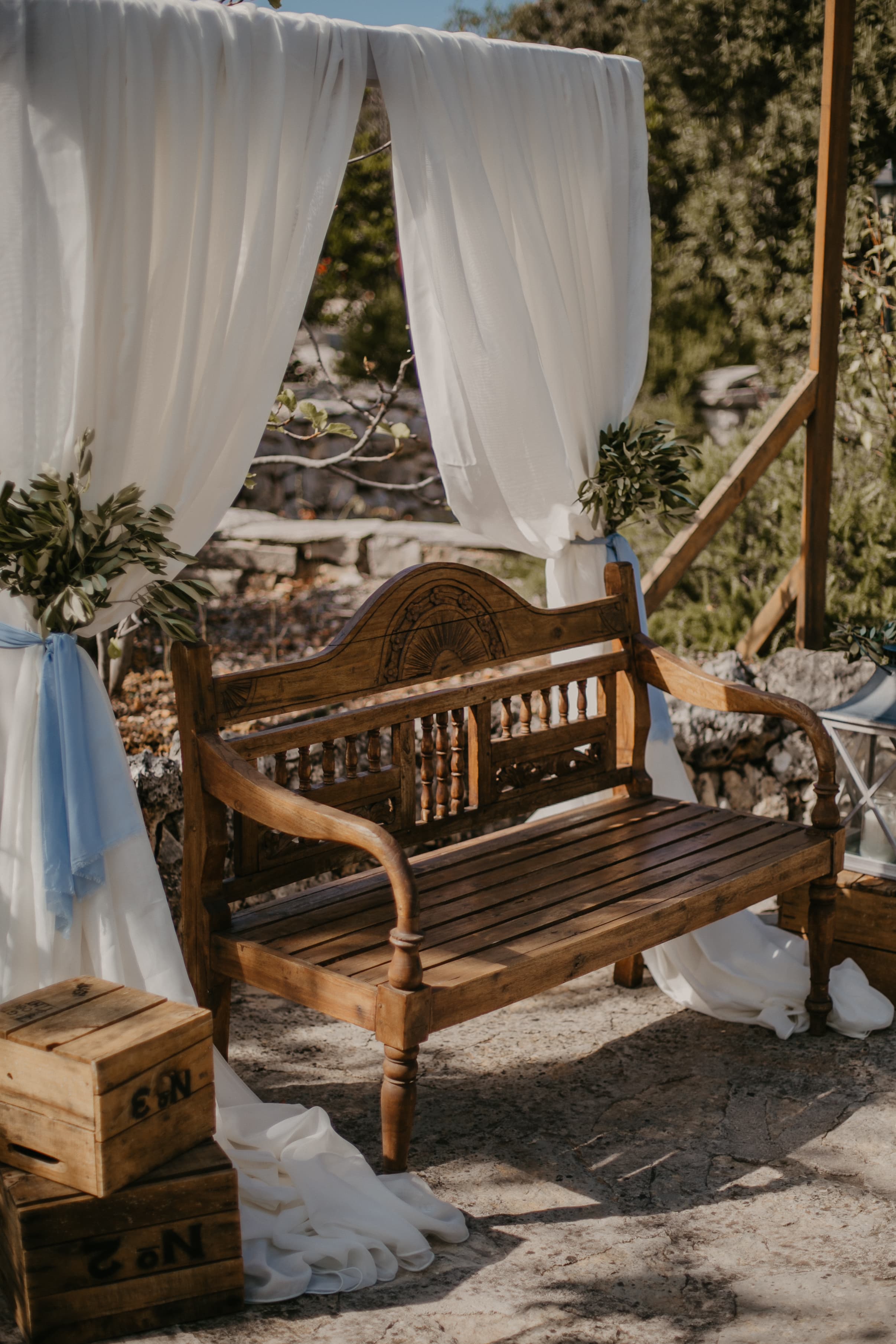 Wedding ceremony bench — Korčula